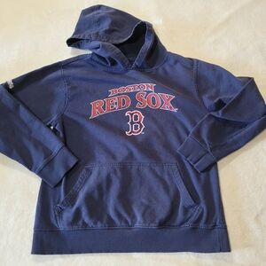 Sttiches MLB Boston Red Sox Hooded Sweatshirt Youth Large